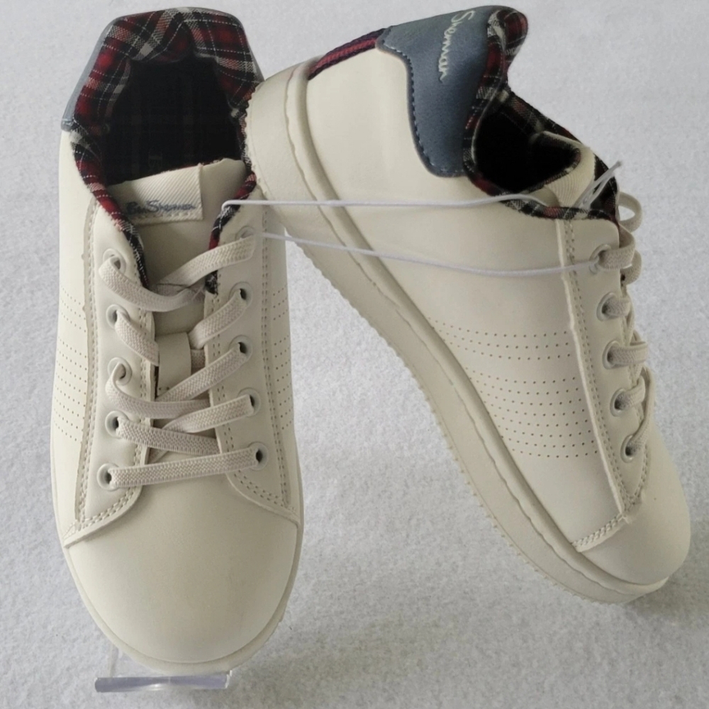 Ben Sherman Boys Sneakers Hardie Size 2 In White Low‎ Top